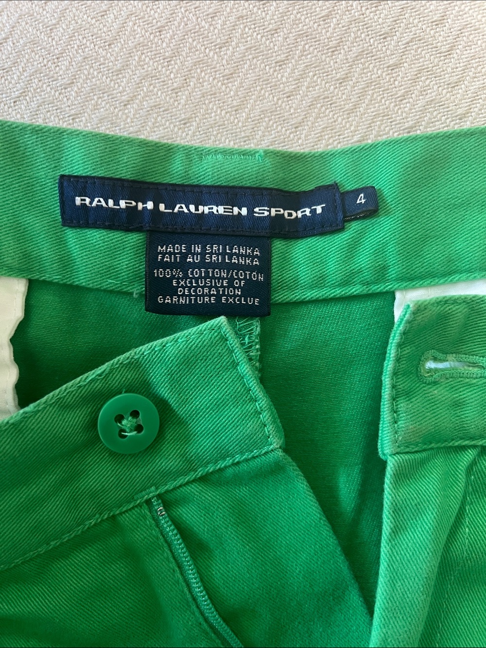 Polo by Ralph Lauren Bright Green Shorts - Picture 6 of 8